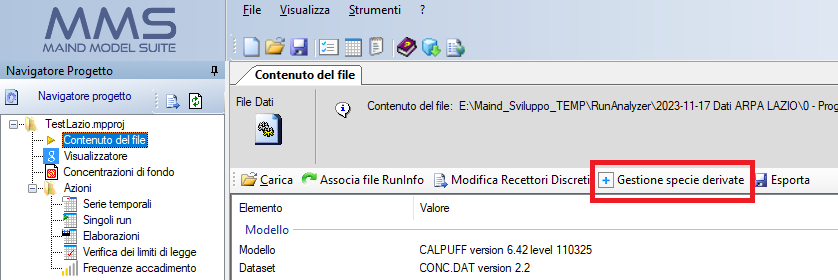MMS Maind Model Suite MMS RunAnalyzer
